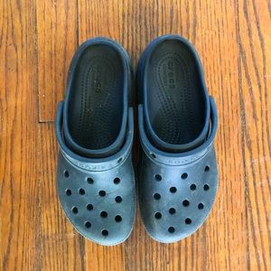 Black Platform Crocs Women’s size 7